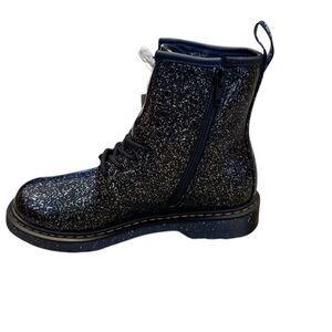 Dr. Martens 1460 Youth Cosmic Glitter Boots Black Size 6 Kids Big Girls